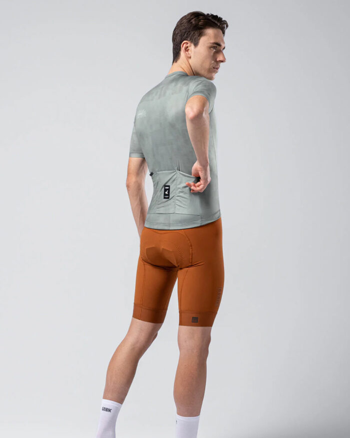 GOBIK Maillot Manga Corta Hombre Stark Cedar Check - Imagen 4