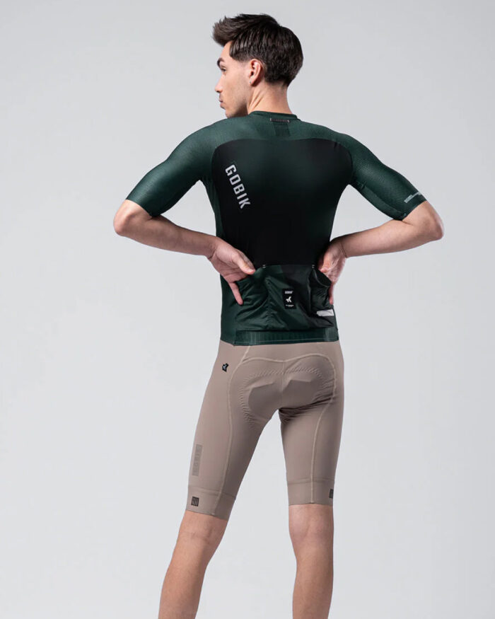GOBIK Maillot Manga Corta Unisex Infinity Bunker Green - Imagen 5