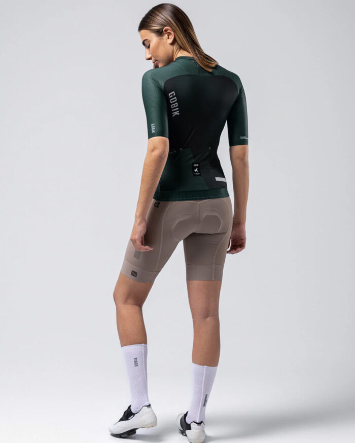 GOBIK Maillot Manga Corta Unisex Infinity Bunker Green - Imagen 6