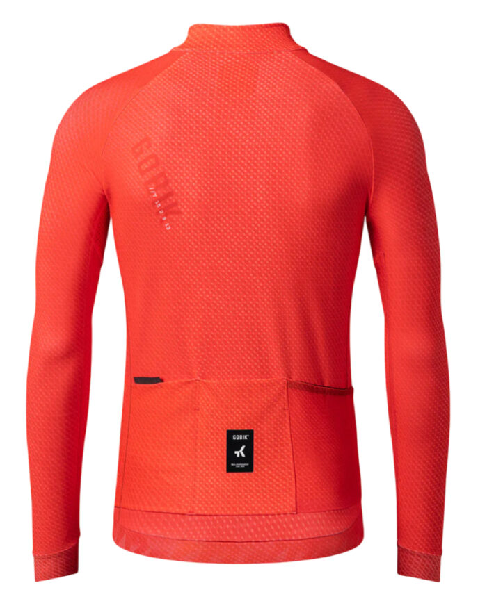 GOBIK Maillot Manga Larga Hombre Hyder Vermilion - Imagen 2