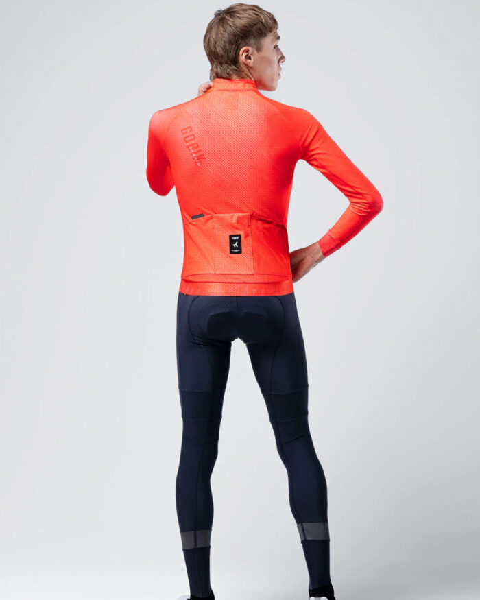 GOBIK Maillot Manga Larga Hombre Hyder Vermilion - Imagen 6