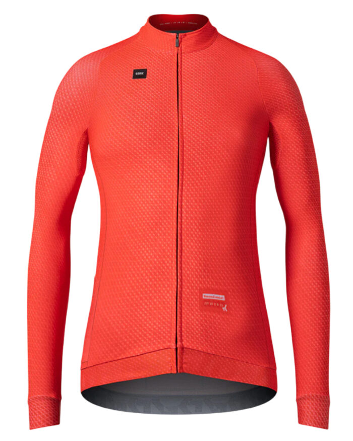 10-01-081-032-1 GOBIK Maillot Manga Larga Mujer Hyder Vermilion - Imagen 1