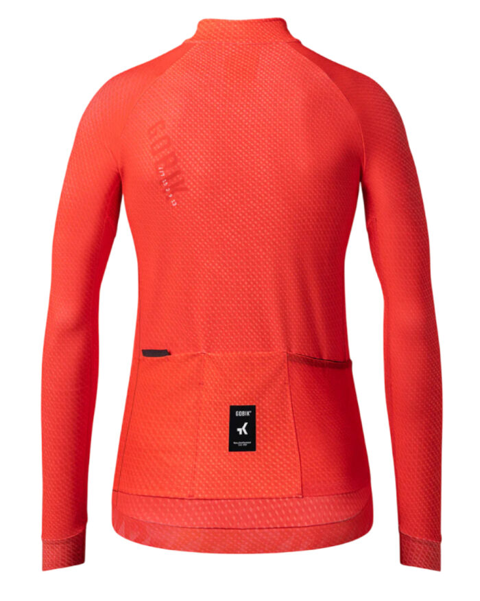 GOBIK Maillot Manga Larga Mujer Hyder Vermilion - Imagen 2
