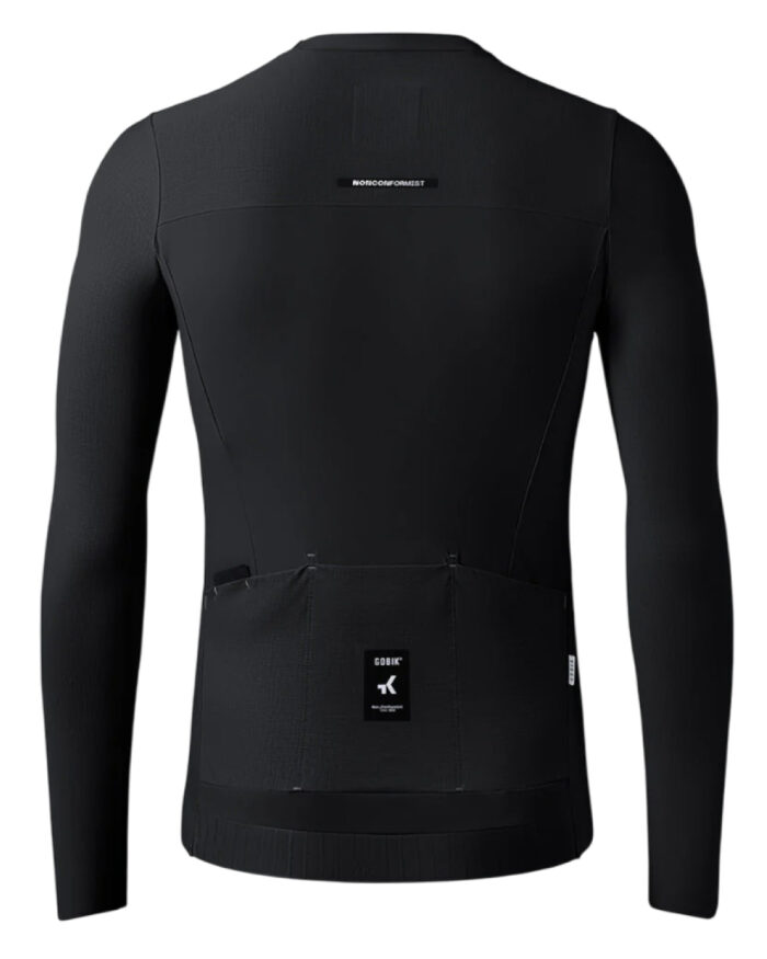 GOBIK Maillot Manga Larga Unisex Avalon Ink Black - Imagen 2