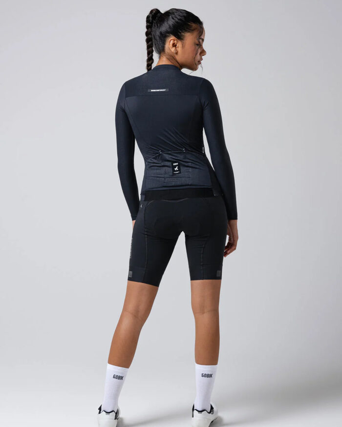 GOBIK Maillot Manga Larga Unisex Avalon Ink Black - Imagen 6
