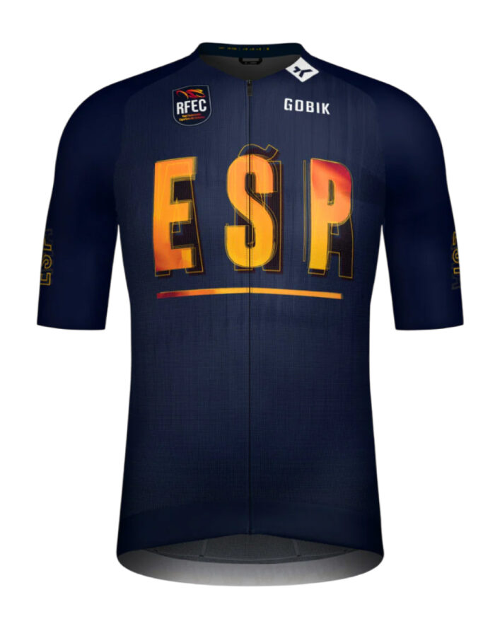 10-01-103-066-1 GOBIK Maillot Manga Corta Unisex CX Pro 4.0 RFEC Azul - Imagen 1