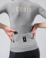 GOBIK Maillot Manga Corta Unisex CX Solid Cedar Check - Imagen 6