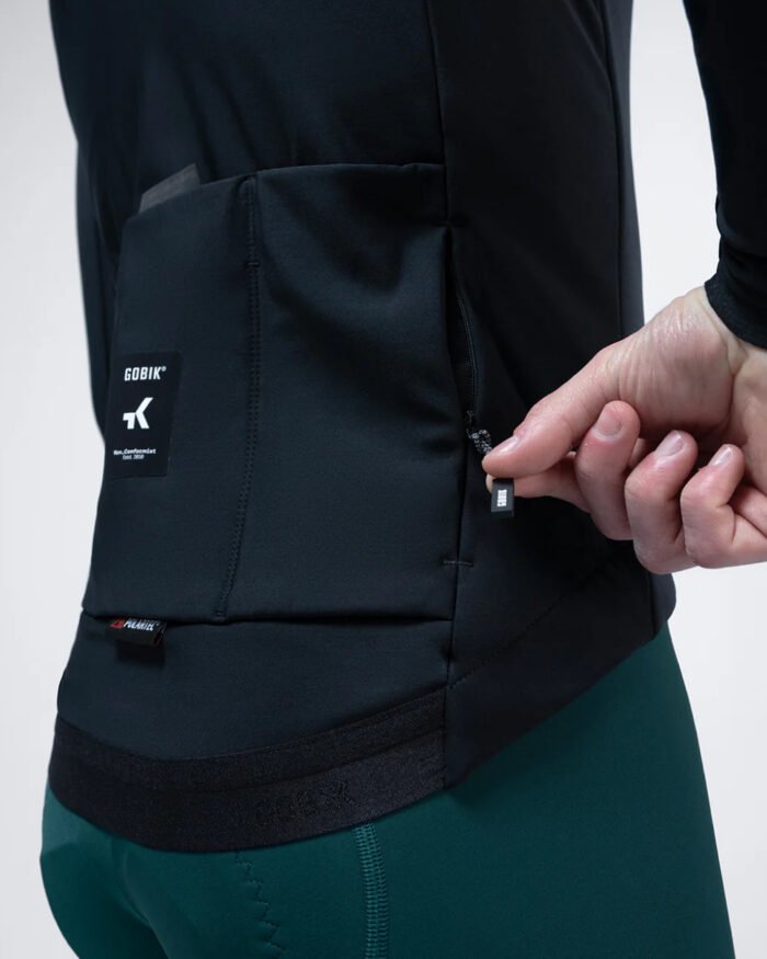 GOBIK Chaqueta Hombre Skimo Solid Ink Black - Imagen 7