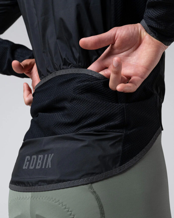 GOBIK Chaqueta Unisex Exo 2.0 Royal Black - Imagen 9