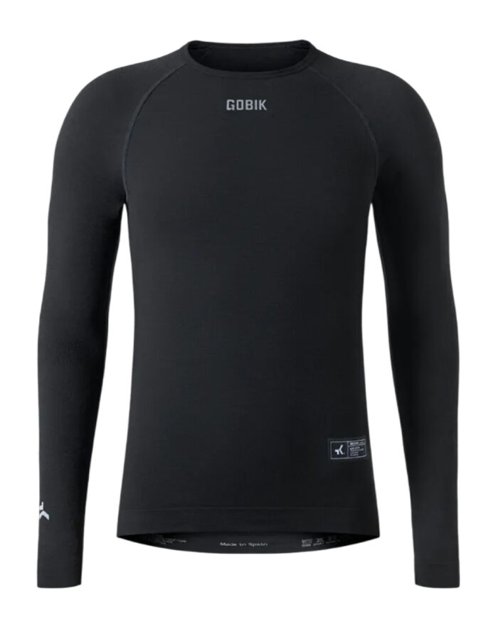10-07-004-003-1 GOBIK Camiseta Interior Manga Larga Hombre Winter Merino Coal - Imagen 1