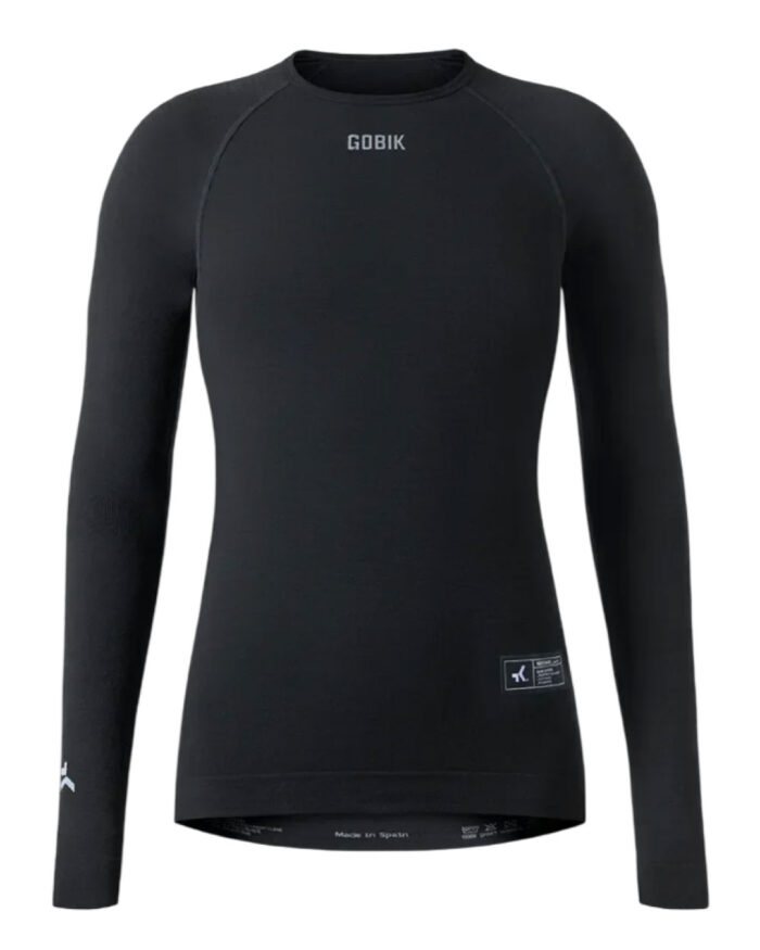 10-07-005-003-1 GOBIK Camiseta Interior Manga Larga Mujer Winter Merino Coal - Imagen 1