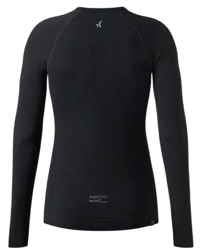GOBIK Camiseta Interior Manga Larga Mujer Winter Merino Coal - Imagen 2