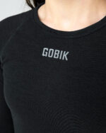 GOBIK Camiseta Interior Manga Larga Mujer Winter Merino Coal - Imagen 4