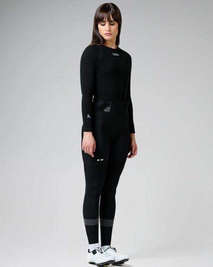 GOBIK Camiseta Interior Manga Larga Mujer Winter Merino Coal - Imagen 3