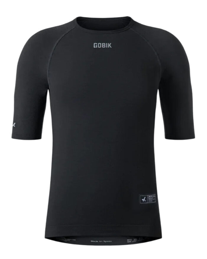 10-07-021-001-1 GOBIK Camiseta Interior Manga Corta Hombre Winter Merino Coal - Imagen 1