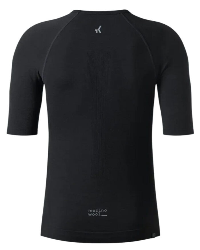 GOBIK Camiseta Interior Manga Corta Hombre Winter Merino Coal - Imagen 2