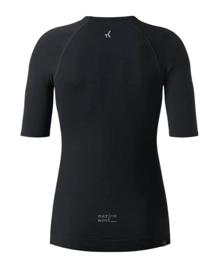 GOBIK Camiseta Interior Manga Corta Mujer Winter Merino Coal - Imagen 2