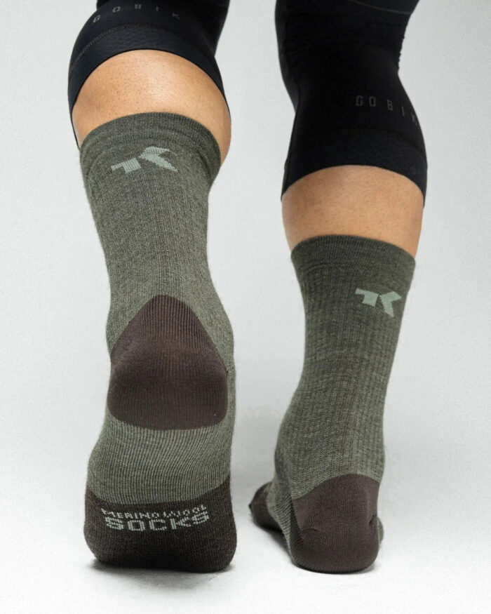 GOBIK Calcetines Unisex Winter Merino Olive - Imagen 2