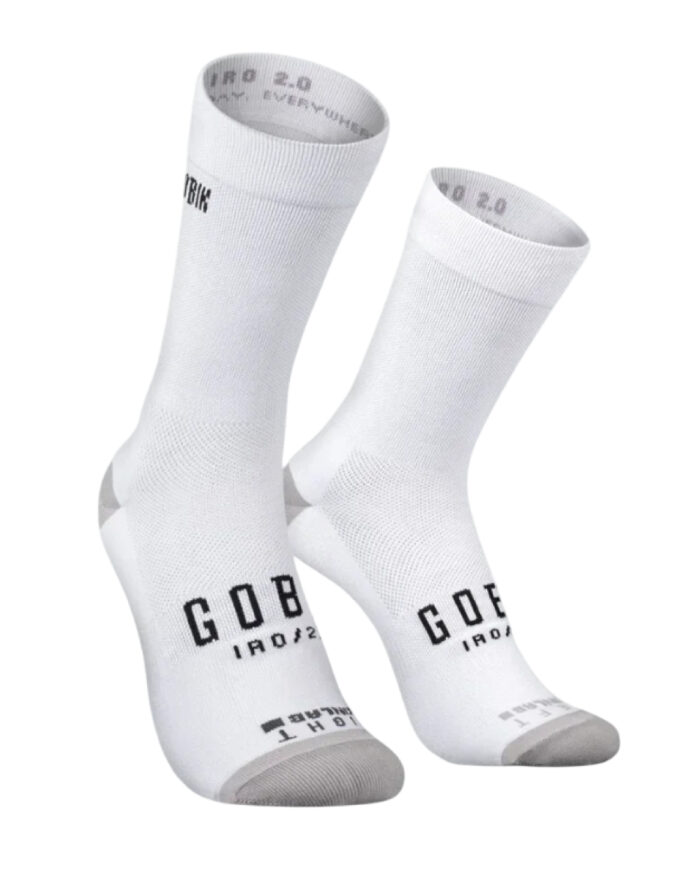 15-02-018-003--1 GOBIK Calcetines Unisex Iro 2.0 White Logo - Imagen 1