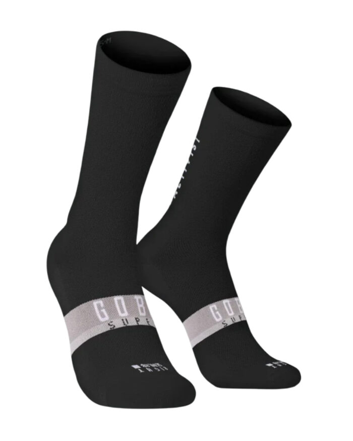 15-02-020-004-1 GOBIK Calcetines Unisex Superb Black Axis Extra Long - Imagen 1