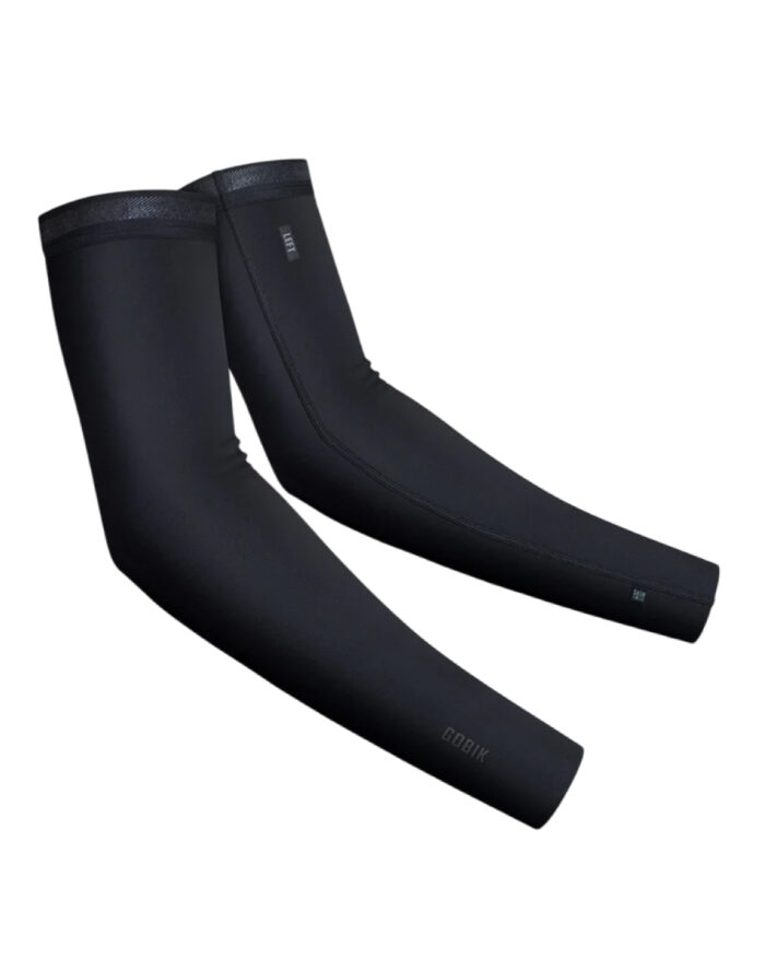 15-06-011-001-1 GOBIK Manguitos Unisex Haru 2.0 Pitch Black - Imagen 1