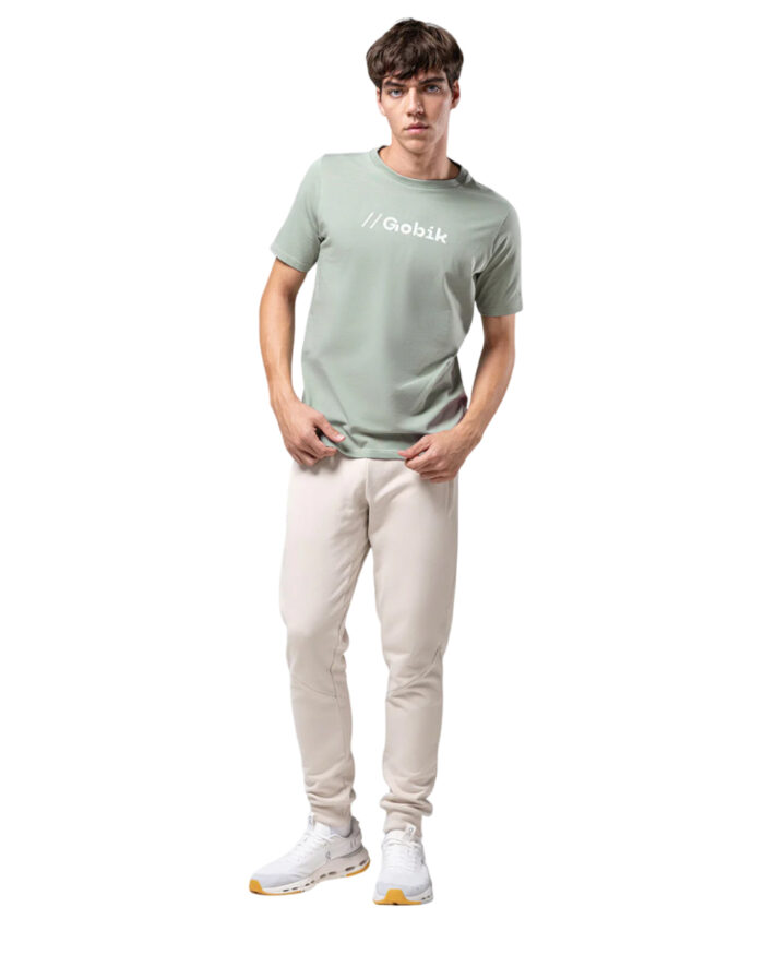35-01-005-019-1 GOBIK Camiseta Casual Hombre Rest Iceberg Green - Imagen 1