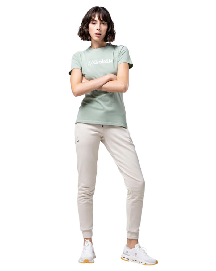 35-01-009-009-1 GOBIK Camiseta Casual Mujer Rest Iceberg Green - Imagen 1