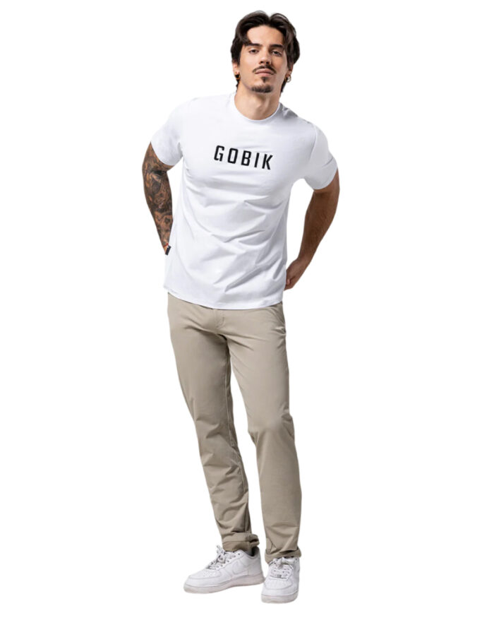 35-01-011-003-1 GOBIK Camiseta Casual Unisex Native White - Imagen 1