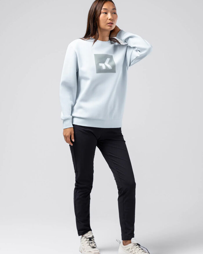 GOBIK Sudadera Casual Unisex Hover Pearl Blue - Imagen 4