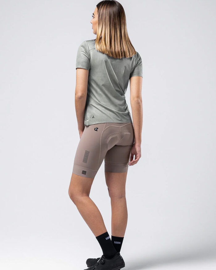 GOBIK Camiseta MTB Manga Corta Mujer Tech Cedar Check - Imagen 4