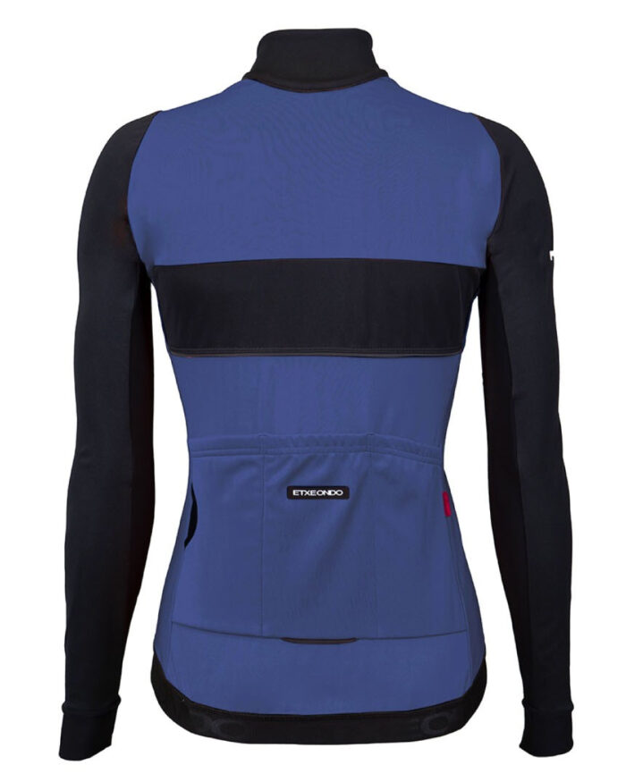 ETXEONDO Chaqueta Mujer 76 Pro Gore-Tex Windstopper azul marino / negro - Imagen 2