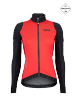 ETXEONDO Chaqueta Mujer 76 Pro Gore-Tex Windstopper rojo sandía / negro