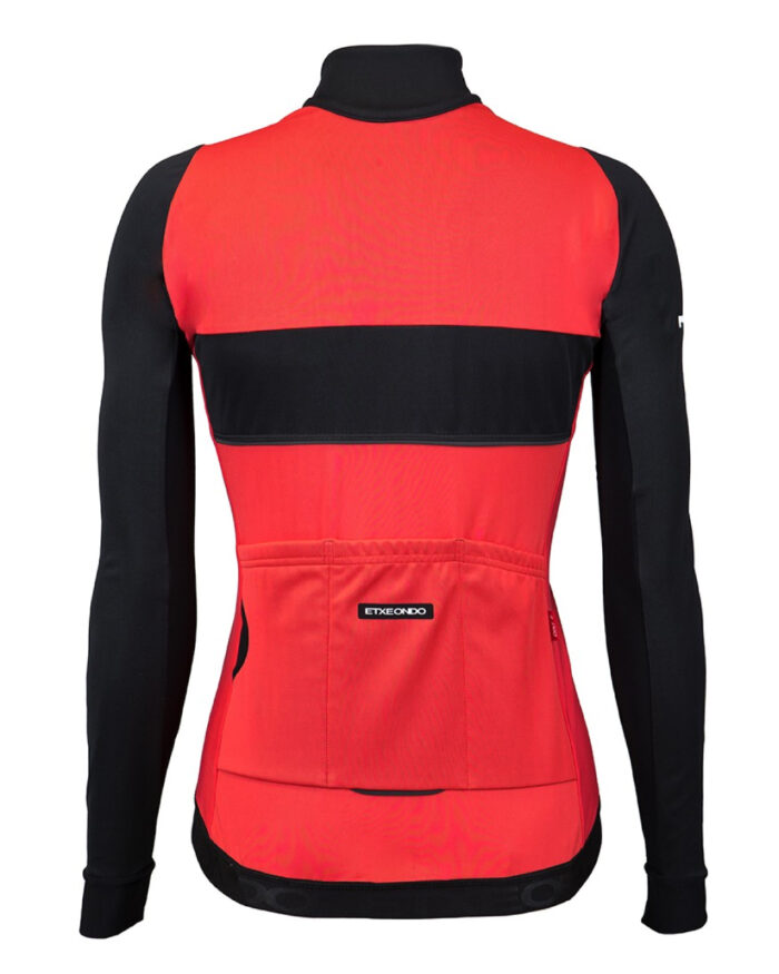 ETXEONDO Chaqueta Mujer 76 Pro Gore-Tex Windstopper rojo sandía / negro - Imagen 2