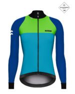 ETXEONDO Chaqueta Mujer 76 Gore-Tex Windstopper verde / azul