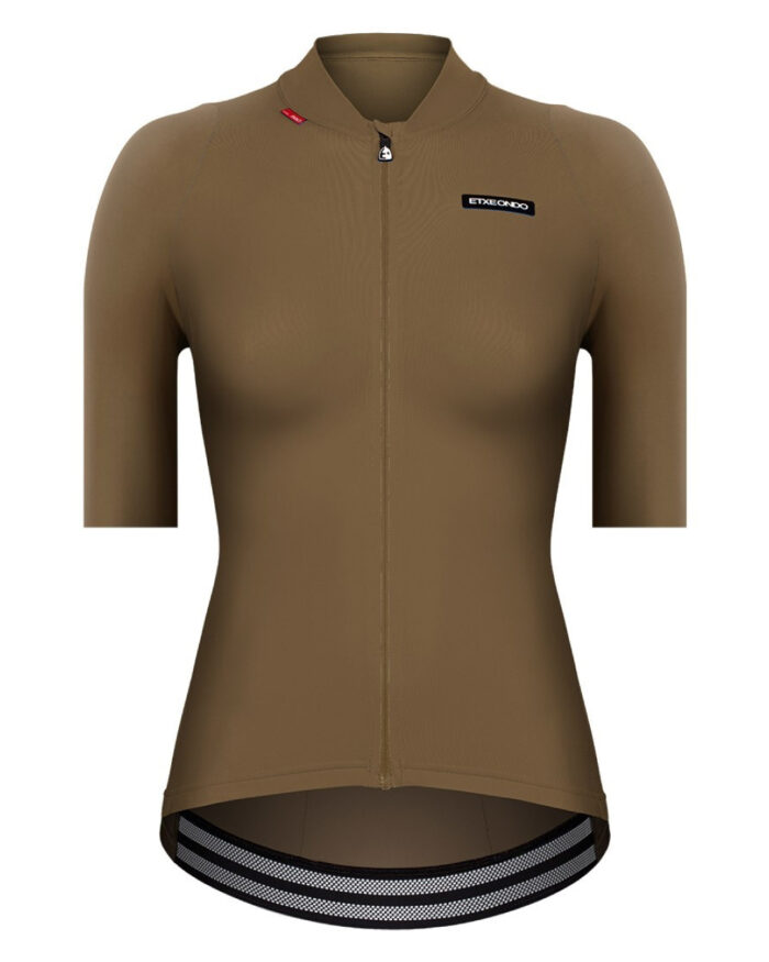ALDA-110-PAR-1 ETXEONDO Maillot Manga Corta Mujer Alda 110LW pardo - Imagen 1