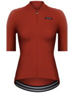 ETXEONDO Maillot Manga Corta Mujer Alda 110LW rojo caldera