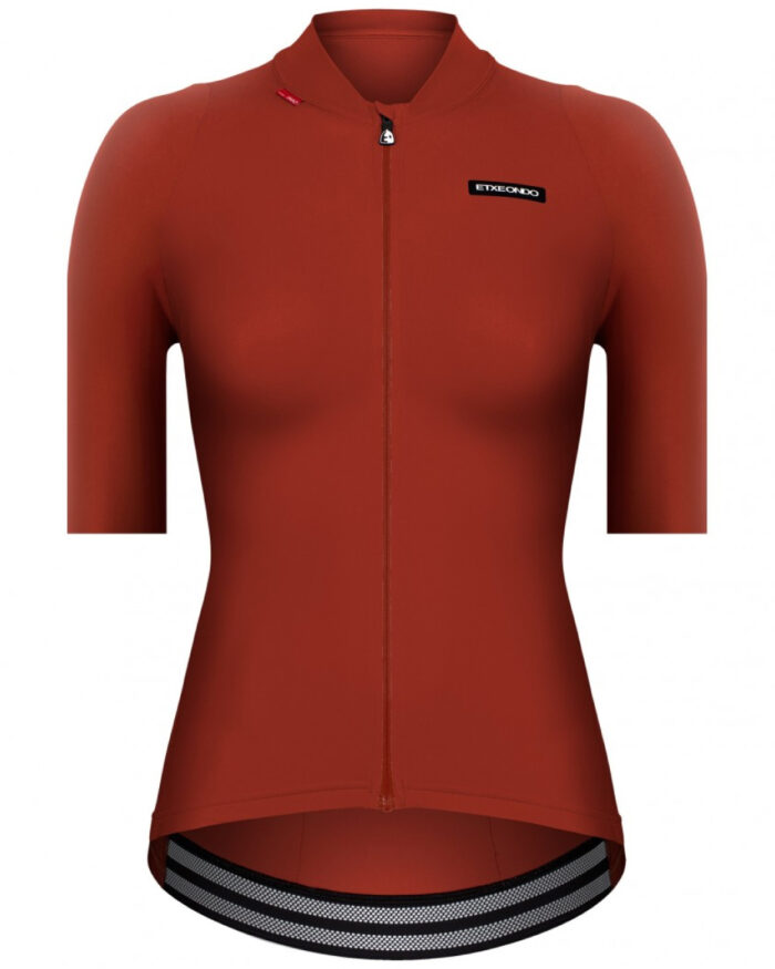 ALDA-110-ROJ-1 ETXEONDO Maillot Manga Corta Mujer Alda 110LW rojo caldera - Imagen 1