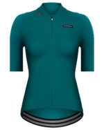 ETXEONDO Maillot Manga Corta Mujer Alda 110LW verde esmeralda