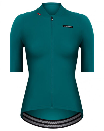 ETXEONDO Maillot Manga Corta Mujer Alda 110LW verde esmeralda