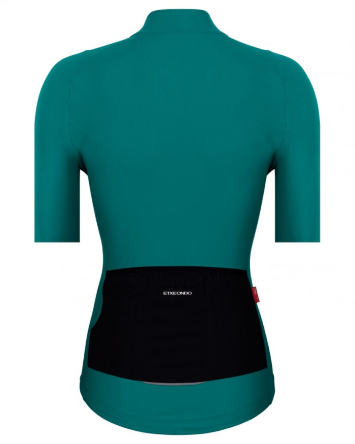 ETXEONDO Maillot Manga Corta Mujer Alda 110LW verde esmeralda - Imagen 2