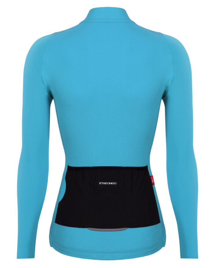 ETXEONDO Maillot Manga Larga Mujer Alda azul cielo - Imagen 2