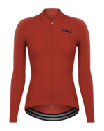 ETXEONDO Maillot Manga Larga Mujer Alda rojo caldera