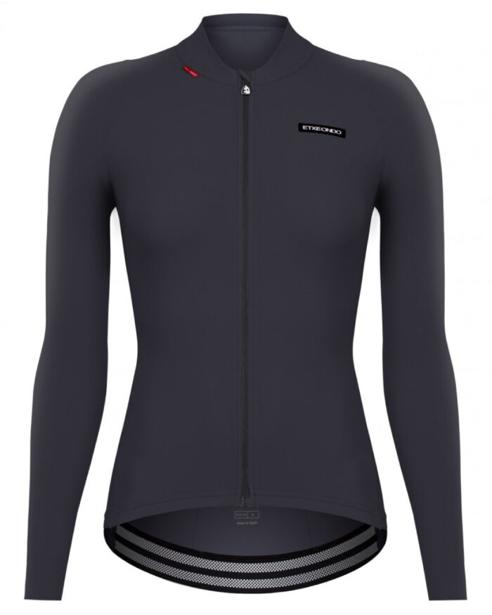 ETXEONDO Maillot Manga Larga Mujer Alda gris antracita - Imagen 1