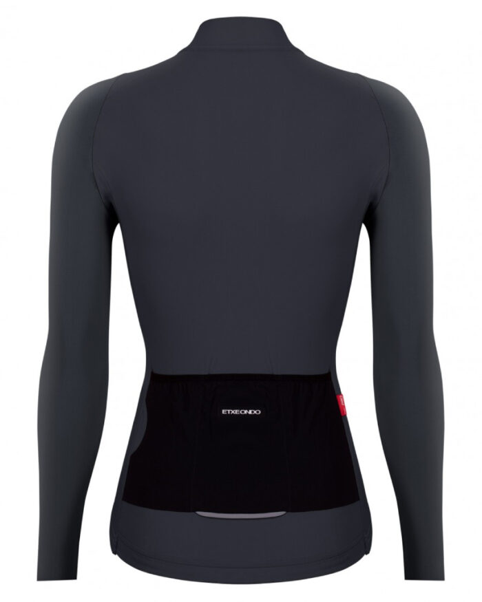 ETXEONDO Maillot Manga Larga Mujer Alda gris antracita - Imagen 2