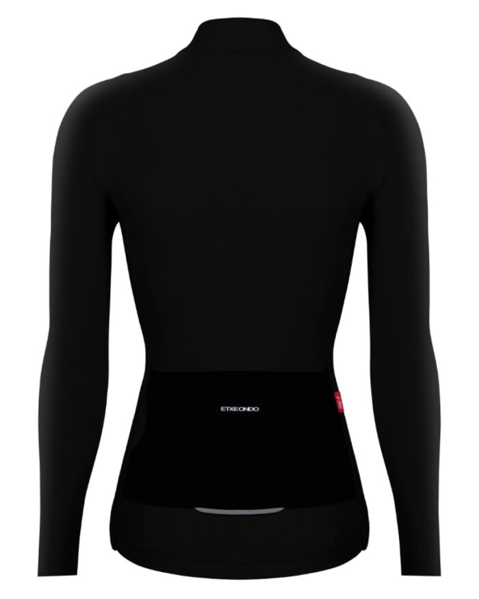 ETXEONDO Maillot Manga Larga Mujer Alda negro - Imagen 2