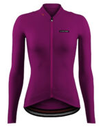 ETXEONDO Maillot Manga Larga Mujer Alda Thermo BI burdeos