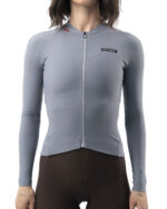 ETXEONDO Maillot Manga Larga Mujer Alda Thermo BI gris piedra - Imagen 3