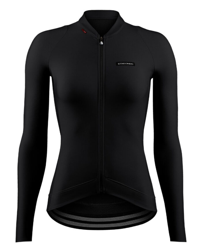 ALDA-THERMO-FEM-NE-1 ETXEONDO Maillot Manga Larga Mujer Alda Thermo negro - Imagen 1
