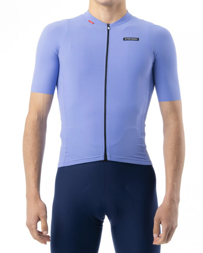 ETXEONDO Maillot Manga Corta Hombre Alde azul púrpura - Imagen 3
