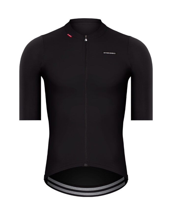 ALDE-MC-NE-1 ETXEONDO Maillot Manga Corta Hombre Alde negro - Imagen 1